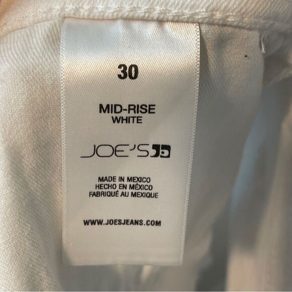 Joe’s Jean Mid Rise Skinny Ankle White Size 30 NWT - Picture 7 of 8